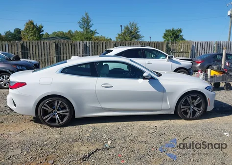 2021 BMW 430I xDrive из США, поврежденный, VIN WBA73AP07MCF70941